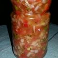 El cooksnap de Verito cuando hizo Salsa Criolla riquisima.