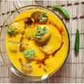 Satya Pandey का कुकस्नैप जब उन्होंने राजस्थानी कढ़ी पकौड़ा (Rajasthani kadhi pakoda recipe in Hindi) बनाया था।