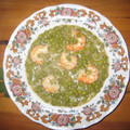 El cooksnap de Rosa Cintas cuando hizo Guisantes con langostinos.