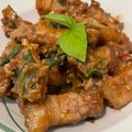 รูป Cooksnap ของ Risa T. เมื่อเขาทำ ผัดกะปิกับหมูสามชั้น
