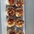 El cooksnap de Montse Rios cuando hizo Champiñones rellenos veganos.