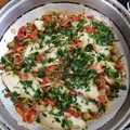 El cooksnap de Yessica cuando hizo Pescado jarocho.