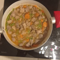 El cooksnap de Carmen Romero cuando hizo Ternera a la jardinera.