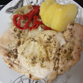 El cooksnap de Virginia. cuando hizo Muslo de pollo deshuesado con verduras asadas.