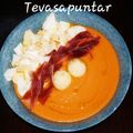 El cooksnap de Gema la gaditana cuando hizo Salmorejo.