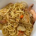 Cooksnap dari Citra Aprilia untuk resep Spaghetti Aglio Olio Udang