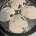 Kate's cooksnap of when they made Stuffed idli discs.