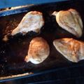 Zack's cooksnap of when they made GRILLED HULI HULI CHICKEN.
