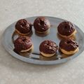 El cooksnap de justomperez cuando hizo Donuts al horno con chocolate crocanti.