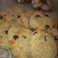 El cooksnap de Jimena Rodriguez cuando hizo Galletitas integrales de miel y coco con pasas de uva.