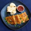 Kimaya bhat का कुकस्नैप जब उन्होंने बेसन चिला(besan chill recipe in hindi) बनाया था।