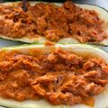 El cooksnap de Deya Gapi cuando hizo Calabacitas rellenas de atún chipotle.