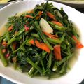 王俊雄 的 蒜炒空心菜 cooksnap