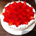 Bildi Cooksnap-ja, amikor elkészítette a(z) Mascarponés epertorta receptet.