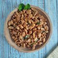 Cooksnap dari AzizahPrantoro untuk resep Kacang bawang aroma daun jeruk gurih empuk