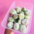Cooksnap dari Dapur AmmaDisaa untuk resep Putri Salju Pandan Keju