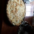 El cooksnap de Mora Leiva cuando hizo Tarta de coco y dulce de leche.