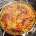 El cooksnap de Jose Luis Menendez cuando hizo Arroz con bogavante.