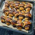 Polgárné Virág Ildikó Cooksnap-ja, amikor elkészítette a(z) Omlós Kakaós & Nutellás Kifli receptet.