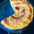 El cooksnap de Rosa cuando hizo Tarta de manzana y crema con piñones sin gluten.