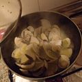 El cooksnap de Alvaro Fernandez cuando hizo Almeja Japonesa al vapor con Ajo Perejil y Pimienta.