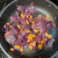 El cooksnap de Olga Herrán Yara cuando hizo Lombarda con Manzana Piñones y Pasas.