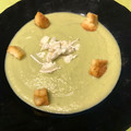 El cooksnap de Tamari Serrano Araujo cuando hizo Crema de calabacín albino con hinojo y virutas de queso de cabra.