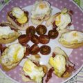 El cooksnap de Zaira cuando hizo Canapés de huevitos y jamón.
