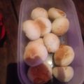 El cooksnap de Karina Ruiz De Ferreyra cuando hizo Pancitos saborizados.