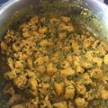 El cooksnap de Claudia Zuñiga Araya cuando hizo Pollo al curry y crema de coco.