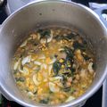 El cooksnap de Teresa Fraile cuando hizo Potaje de garbanzos con bacalao y espinacas versión exprés.