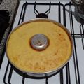 El cooksnap de Yanina Calonico cuando hizo Budín de Pan.