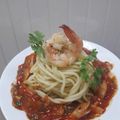 Cooksnap của Thảo Hương khi họ làm theo món SPAGHETTI XỐT KEM TÔM