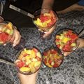 Preeti Chawla 's cooksnap of when they made Mixed Fruit Chaat.
