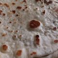 Saira Abdullah's cooksnap of when they made Naan in frying pan.!!.