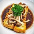 Cooksnap dari Wilda Eka Handayani untuk resep Spinach Tofu with shimeji mushroom sauce