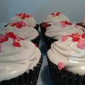 El cooksnap de Eme cuando hizo Muffins Red velvet o terciopelo rojo.