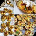 Chef Mommy Nessa's cooksnap of when they made Twice Baked Loaded Potato Skins.