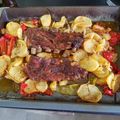 El cooksnap de Eva Granado García cuando hizo Costillar de cerdo al horno con patatas y verduras.