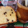 El cooksnap de Marina cuando hizo Budín Naranjas con chips de chocolate.