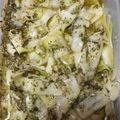 El cooksnap de Miguel cuando hizo ¿Boquerones en vinagre? No... ¡Boquerones de calabacín!.
