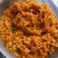 El cooksnap de Raquel cuando hizo Arroz integral meloso con marisco hecho en Mambo Cecotec.