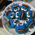 tige321's cooksnap of when they made Cookie Monster Cupcakes.