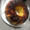 El cooksnap de Claudia Farah cuando hizo Queque de manzana 🍏 canela y caramelo.