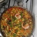 El cooksnap de Vittorio cuando hizo Paella de mar.