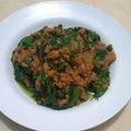 Cooksnap dari anakimmy untuk resep Oseng genjer oncom pedas
