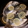 El cooksnap de Carlos Muñoz Encinar cuando hizo Lubina al horno con Limón y patatas.