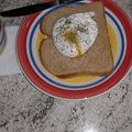 El cooksnap de Johana Lorena cuando hizo Huevos Pochados.