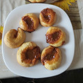 El cooksnap de Vania Nuñez cuando hizo Bizcochos (margaritas) caseras de membrillo y crema pastelera.