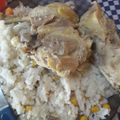 El cooksnap de Cristina Baez cuando hizo Pollo a la Mostaza con Limón y Ajo acompañado de Arroz! 😋.